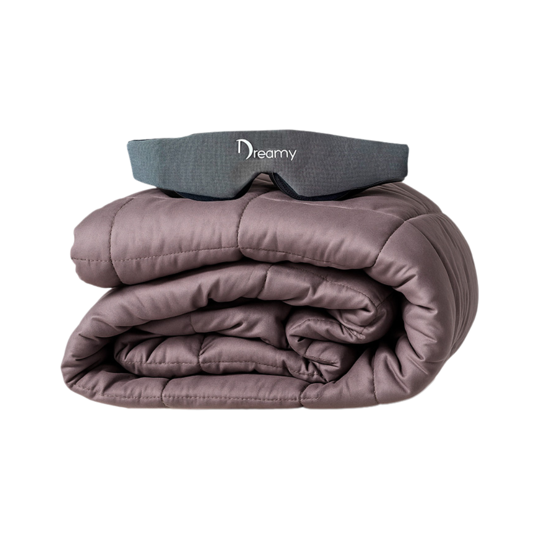 Kit: Frazada Pesada Bamboo + Antifaz Blackout