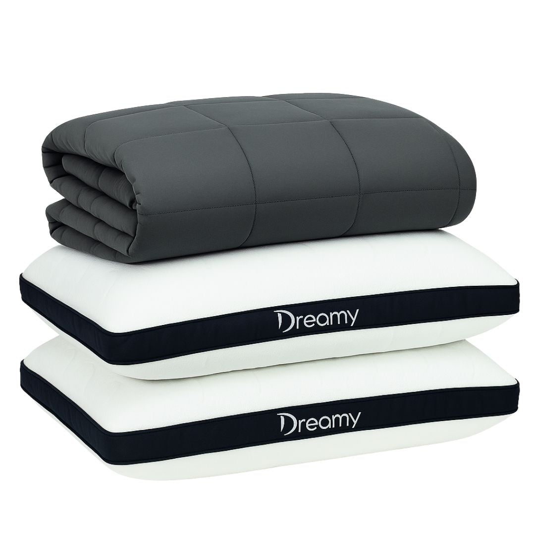 Kit: Frazada Pesada Bamboo + 2 Almohadas Coolnight